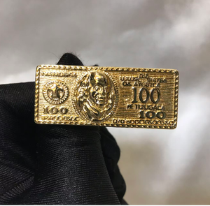 Kişiselleştirilmiş Paslanmaz Çelik Trendy 18 Ayar Altın Kaplama Çift Parmak Karikatür Yüzük Sevimli Takı Kızlar Erkekler Kadınlar için Hediyelik - Product Image 1