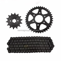 HF BENMA Amerika Selatan 1045 428H 32T 34T 36T 38T 39T 45T 116L 122L 124L Kit transmisi sepeda motor rantai dan peralatan sproket