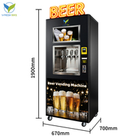 VFresh nouvelle arrivée machine automatique personnalisée pour Beach Festival bière soda boisson distributeur automatique