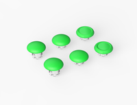 AOLION AL-P5235 Kit de 6 capuchons de joysticks interchangeables en plastique et silicone pour manette DualSense Edge, accessoires de jeu
