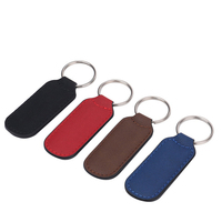 Porte-clés en cuir vierges en gros, porte-clés en cuir PU pour gravure laser, cadeau pour hommes et femmes, Noël, anniversaire