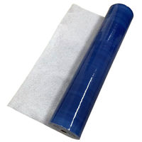 Tampons autocollants imperméables et antidérapants blancs et bleus, tapis de protection pour sols, film de protection pour sols autocollant