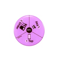Etiquetas de mesa de restaurante personalizadas pegatinas de menú QR code NFC