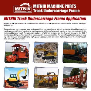 Telaio Cingolato in Gomma <span class=keywords><strong>8T</strong></span> di Alta Qualità OEM, Parti del Sottocarro per Impianti di Perforazione e Telaio di Escavatori - Product Image 2