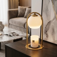 Brûleur d'arômes électrique nordique YIJIA, chauffe-bougie, luminosité réglable, montage mural, multi-prises, 2 ampoules, logo personnalisé, utilisation en intérieur