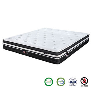 11 pouces luxe refroidissement glace soie tissu matelas reine roi Gel mousse à mémoire confortable matelas Euro oreiller haut Matla Madrass - Product Image 4