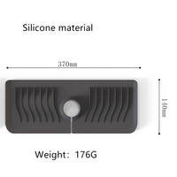 2024 vente chaude évier tapis de séchage Splash vidange tampon de séchage cuisine robinet évier Splash garde Silicone robinet tapis pour évier de cuisine