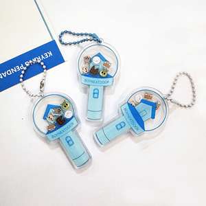 Llavero de acrílico personalizado con diseño de estrella animada, colgante de dibujos animados, llavero DIY personalizado - Product Image 5