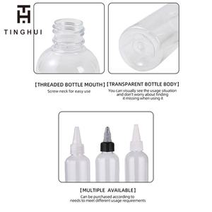 ขวดบีบพลาสติกขนาด 30 มล. 50 มล. 60 มล. 100 มล. พร้อมฝาเกลียวสำหรับบรรจุของเหลว เช่น สี น้ำหมึก น้ำมัน - Product Image 4