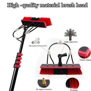 Sistema de Limpieza Telescópico Multifuncional de Largo Alcance de 12-36 Pies, Poste de Limpieza con Alimentación de Agua, <span class=keywords><strong>Kit</strong></span> de Extensión de Poste de Limpieza con Alimentación de Agua - Product Image 3
