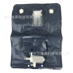 Kit de pompe de nettoyage de pare-brise pour voiture et moto 12V, sac d'eau 1L, pulvérisateur de brume, usage général, en plastique - Product Image 3