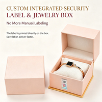 Boîte à bracelet personnalisée avec code QR, étiquette anti-contrefaçon, emballage de luxe pour bijoux, logo OEM