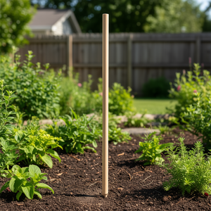 Picchetti da Giardino in Legno di Abete 0.75x0.75x36 Pollici con Punta Affilata per Supporto Piante - Forniture per Giardino e Cortile - Product Image 2