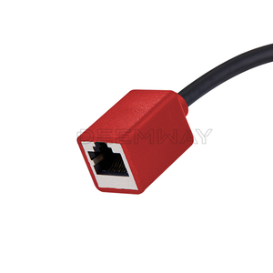 Mạng 8P8C RJ45 Nam Nữ Ethernet vá dây cat6A che chắn Cáp <span class=keywords><strong>Adapter</strong></span> - Product Image 2
