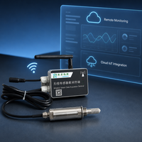 Transmetteur de point de rosée sans fil WiFi -60 à 60°C, précision 2°C, Modbus MQTT pour sécheur d'air comprimé