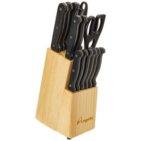 Ensemble de couteaux de chef AMZ de haute qualité avec couteau à steak dentelé, manche en ABS, matériau métallique