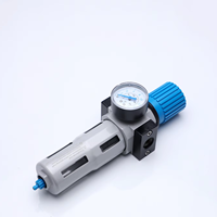 Régulateur de filtre pneumatique série HFR, filtre régulateur d'air comprimé avec manomètre, unité de traitement de l'air comprimé