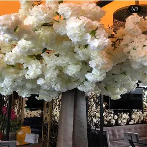 N-0586 gros fleurs artificielles tige toile de fond fleur de cerisier branches d'arbre arches pour la décoration de mariage
