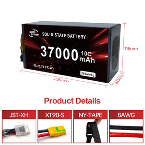 Batteries à État Solide 37000mAh Haute Tension Batterie d'Avion pour Drones Packs de Batteries à État Solide Vente en Gros d'Usine d'Origine - Product Image 2