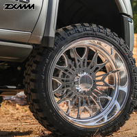 Velg Forged Super Single Khusus untuk Truk Pikap 6x139.7 8x170 8x165.1 6x5.5 8x180 22x12 22x14 24x12 24x14 26x14 26x16 30x14 30x16