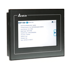 Pantalla Táctil HMI DOP-112WX de 12 Pulgadas, TFT LCD a Color, Interfaz Ethernet USB, Resolución 800x480, 1GB de RAM, 8GB de Almacenamiento, ARM - Product Image 2
