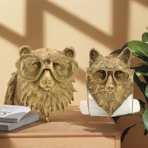 Antique Bronze Resin Animal <b>Wall</b> Hangings Irregular Shape Home <b>Decor</b> Halloween Living Room Decoration - Product Image 3