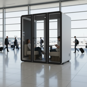 Cabina Acústica UNIBOOTH para Oficina, Insonorizada, Ecológica, para <span class=keywords><strong>Reuniones</strong></span> y Espacios Abiertos - Product Image 3