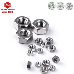 น็อตหกเหลี่ยมสแตนเลส DIN934 จากโรงงาน, ผิวขัดเงา เกลียวเต็มตัว มีหลายขนาด - Product Image 1