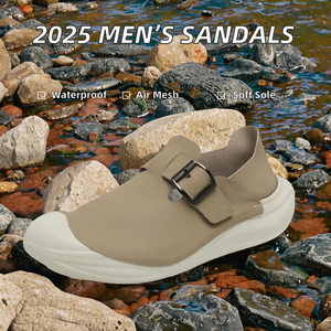 Sandalias Planas Deportivas de Verano 2026 para Hombre, con Tiras Cruzadas, Forro de Malla, Suela Suave Antideslizante y Transpirable - Product Image 2