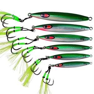 Nuovo Prezzo all'Ingrosso 20g 30g 40g 60g 80g 100g 5 Colori Esche Artificiali Rigide 3D <span class=keywords><strong>con</strong></span> Occhi per <span class=keywords><strong>Pesca</strong></span> <span class=keywords><strong>in</strong></span> Acque Profonde <span class=keywords><strong>con</strong></span> Ami Ausiliari - Product Image 4