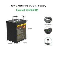 Перезаряжаемый 48 В 21Ah 25Ah 30Ah 40Ah 50Ah 60Ah 60 В 72 В Электрический мотоцикл съемный литиевый аккумулятор