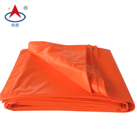 Bâche ignifuge de haute résistance de PVC ignifuge avec le style simple de revêtement stratifié