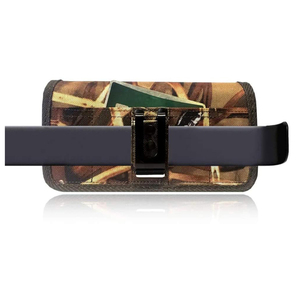 Étui en nylon horizontal de fente de carte de crédit de téléphone portable d'approvisionnement d'usine avec le clip de <span class=keywords><strong>ceinture</strong></span> d'étui pour le téléphone 6.4 "-6.9" - Product Image 3