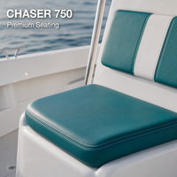 Bateau de pêche à console centrale 7500 mm, moteur hors-bord 300 CV, réservoir de carburant 200 L, 8 personnes, fibre de verre, coque en V profond
