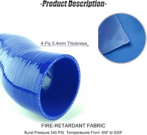Customized <strong>Automotive</strong> Intercooler Turbo Radiator 45 Degree Elbow Reducer <strong>Silicone</strong> <strong>Hose</strong> Tubing - Product Image 2