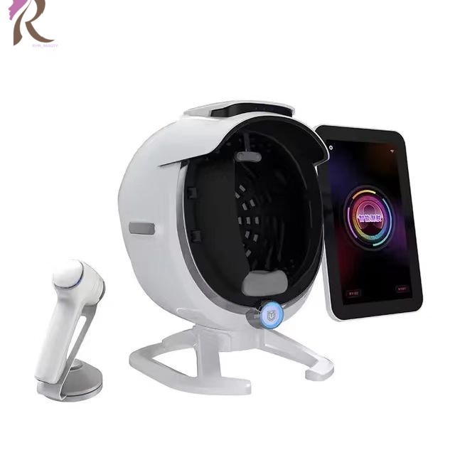 Hot Sale Foldable 15.6" Touch Screen 3D AI Skin Analyzer Android System Before After Comparison Machine for Med Spa