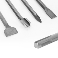 LAVIE – Lot de 4 burins SDS PLUS de 250 mm (pointe, rainure, gouge, plat) pour marteau perforateur électrique, pour percer le béton – Service OEM