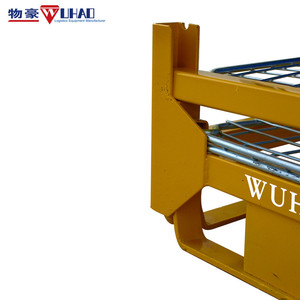 Tùy chỉnh nhiệm vụ nặng nề sơn tĩnh điện kẽm bọc dây container lưới Pallet lồng stillage lồng cho công nghiệp lưu trữ - Product Image 3
