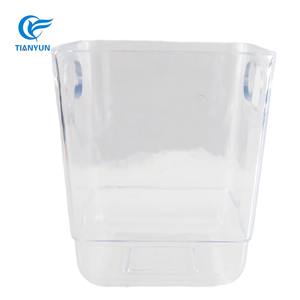 Hot sản phẩm mới biểu tượng tùy chỉnh màu sắc rõ ràng Mini 1L vuông xô nhựa cho Câu lạc bộ thanh - Product Image 2