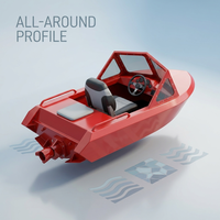 Jet ski personnel agile de luxe compact, moteur 2 temps, monoplace, en aluminium, bateau rapide, mini jet ski, le mieux noté