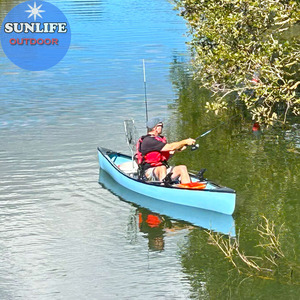 Venta de Barcos de Pesca Económicos para el Océano, Barcos de Pesca <span class=keywords><strong>Usados</strong></span> Fáciles de Maniobrar, <span class=keywords><strong>Kayak</strong></span> de Pesca Ligero para Río - Product Image 2