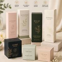 Boîte d'emballage cosmétique personnalisée avec logo en relief, boîte en carton blanc pour huile essentielle, sérum pour soins de la peau, parfum