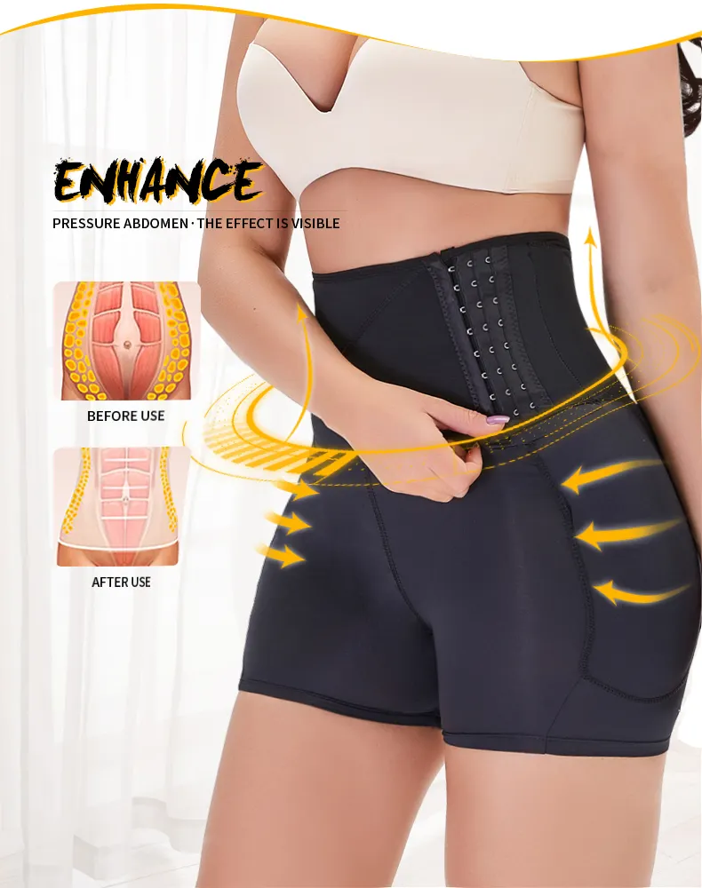 woman butt lifter shapewear corset butt enhancer pads slimming Padded Shaper high waist plus size Panties shaper corset