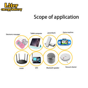 6040100แบตเตอรี่ลิเธียมโพลิเมอร์ลิเธียม3.7V 3000mAh สำหรับ <span class=keywords><strong>GPS</strong></span> e-book อุปกรณ์เล่นกลาง IPTV แท็บเล็ตพีซี - Product Image 5