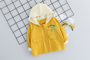 Conjunto de Tres Piezas para Niños: Camisa Casual de Dinosaurio, Jeans Robin y Sudadera con Mangas de Diferentes Colores, de Fábrica China - Product Image 3