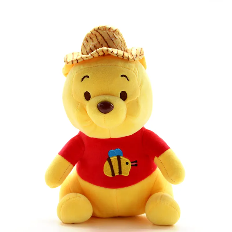 Urso de pelúcia de personagem de desenho animado, brinquedo de pelúcia confortável para meninos e meninas, brinquedos fofos de urso para meninas