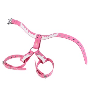 QK-Y8218 Cinturón Erótico Ajustable de Cuero PU con Pinchos para Sujeción y Estimulación del Seno, para Masturbación Femenina - Product Image 4