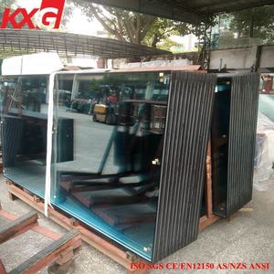 Verre isolant trempé de 12 mm Utilisé dans les murs-rideaux et les façades des bâtiments Verre double vitrage trempé à faible émissivité et à faible teneur en fer Sécurité Durable - Product Image 4