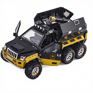 Modèle de char de la Seconde Guerre mondiale à l'échelle 1:24, véhicule <span class=keywords><strong>militaire</strong></span> de simulation, porte électrique réaliste, <span class=keywords><strong>jeep</strong></span> tout-terrain, <span class=keywords><strong>jouet</strong></span> pour enfants et adultes - Product Image 1
