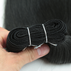 Extensions de cheveux synthétiques ultra-lisses, qualité salon, <span class=keywords><strong>fibres</strong></span> naturelles, très longues, pour tissage, pleine densité jusqu'aux pointes - Product Image 3